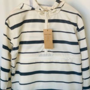 New Thread & Supply Striped With Hood Windbreaker